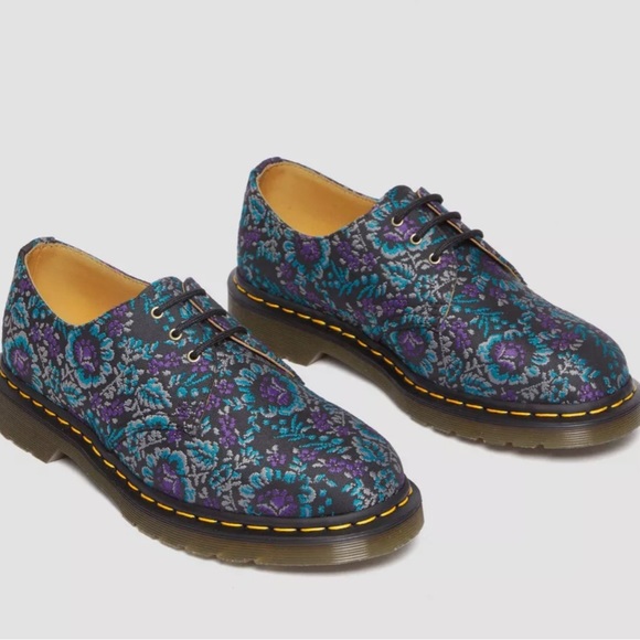 1461 Floral Jacquard Oxord Shoes - Picture 4 of 15